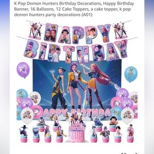 K pop decoration for birthday.